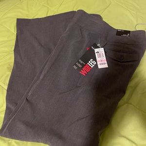Gray new women’s slacks with tags
